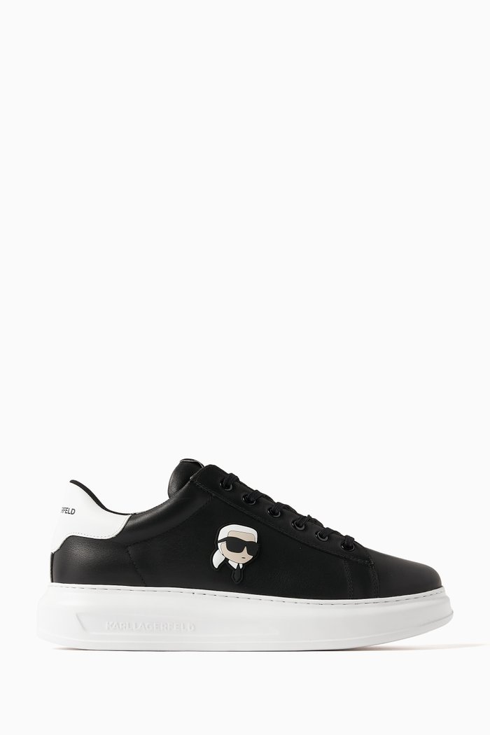 

Kapri Ikon Sneakers in Leather, Black