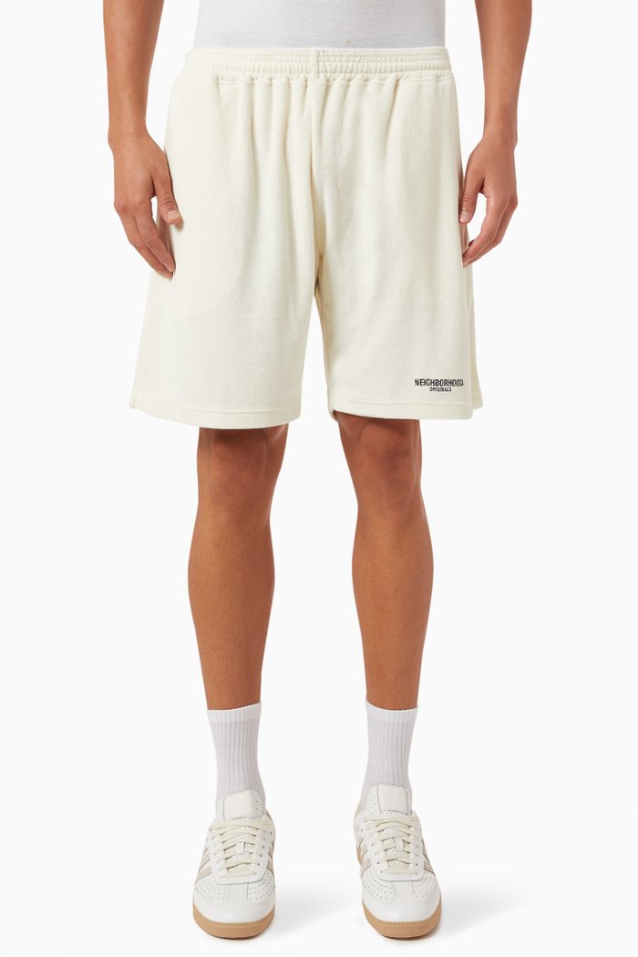 

Pile Shorts in Cotton-blend, Neutral