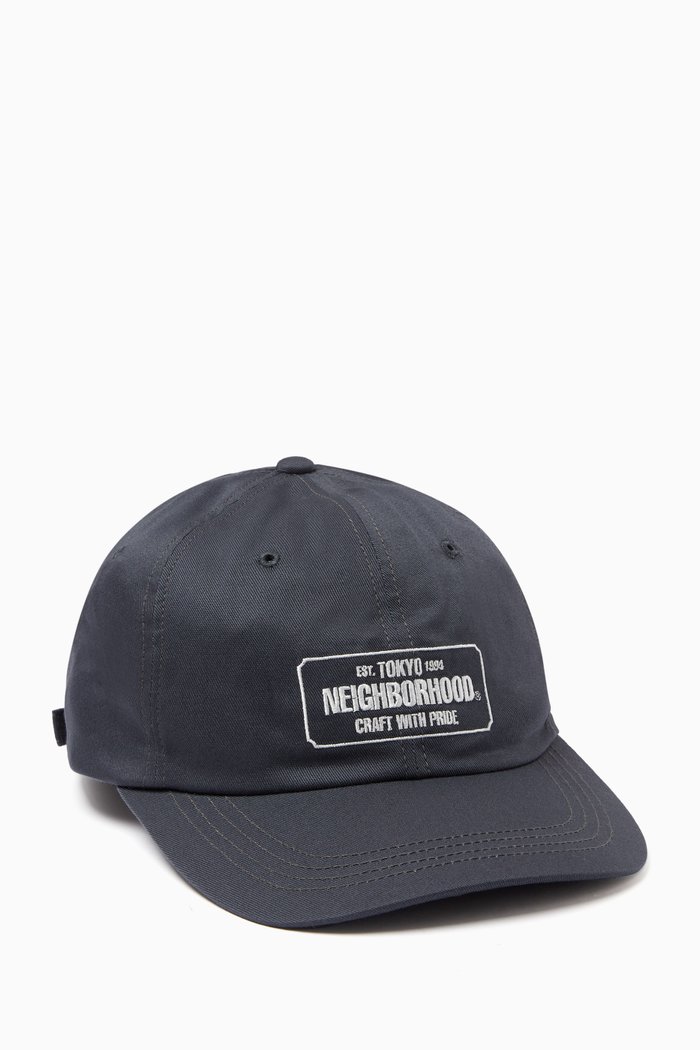 

Embroidered Dad Cap in Cotton, Grey