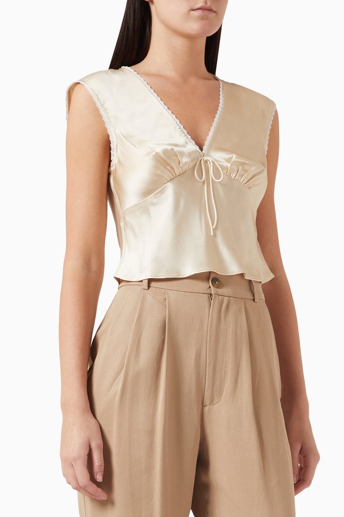 

Cherry Top in Silk, Neutral