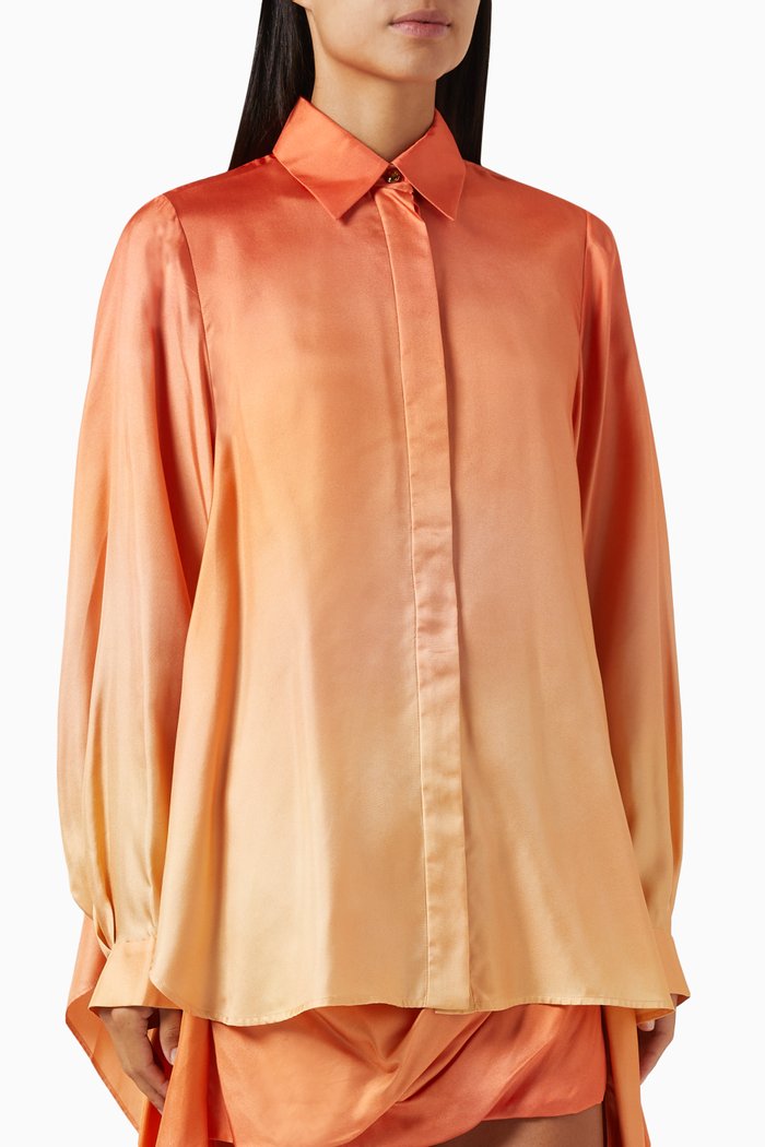 

Tranquillity Scarf Shirt in Silk, Multicolour