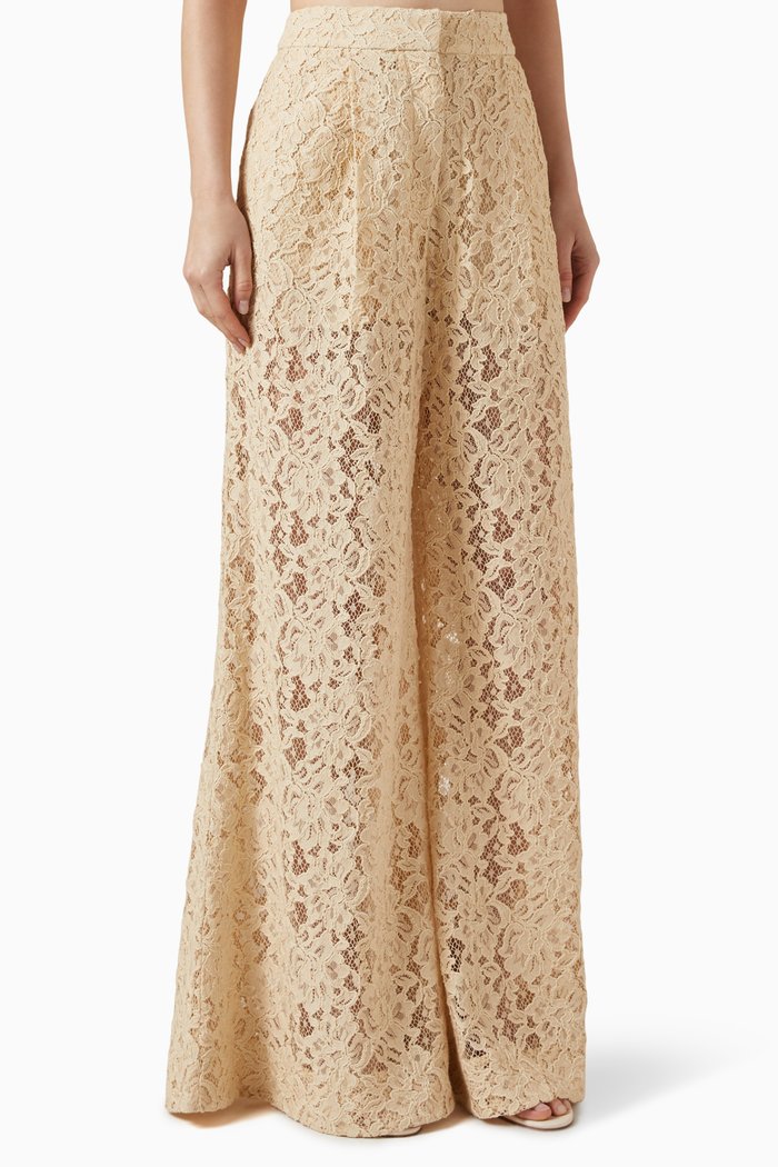 

Natura Pants in Lace, Neutral