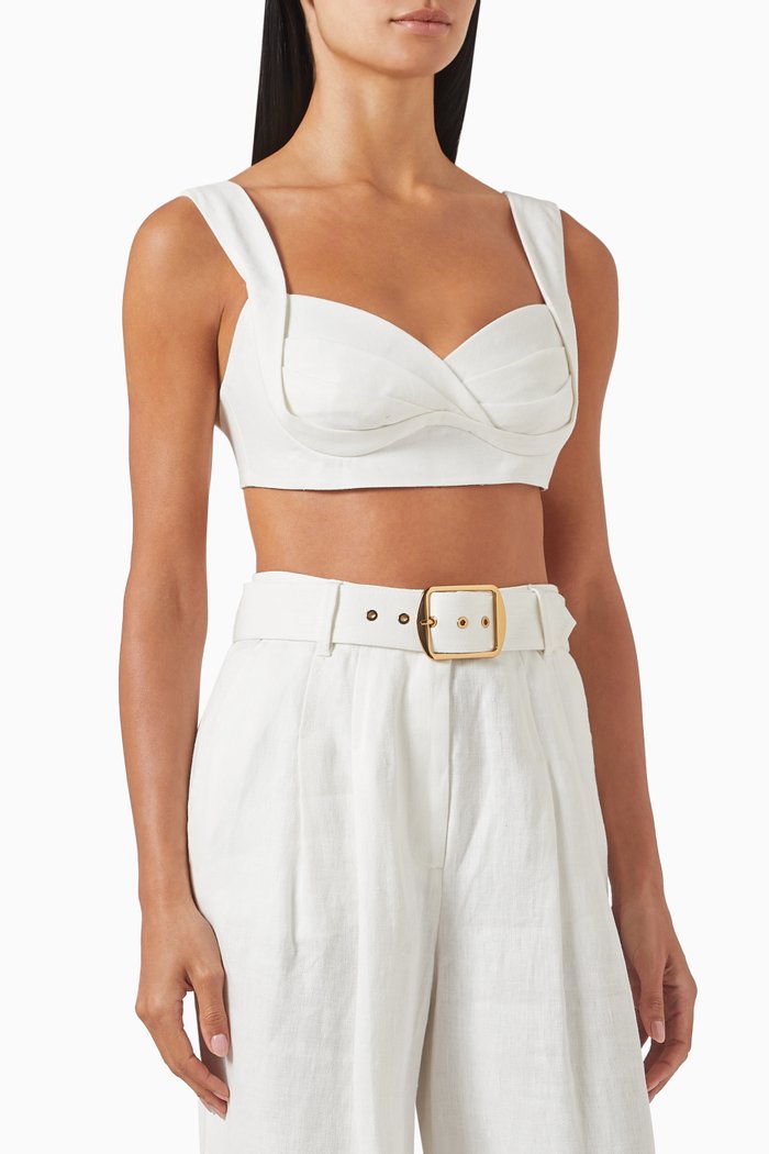 

Natura Bralette in Linen, Neutral