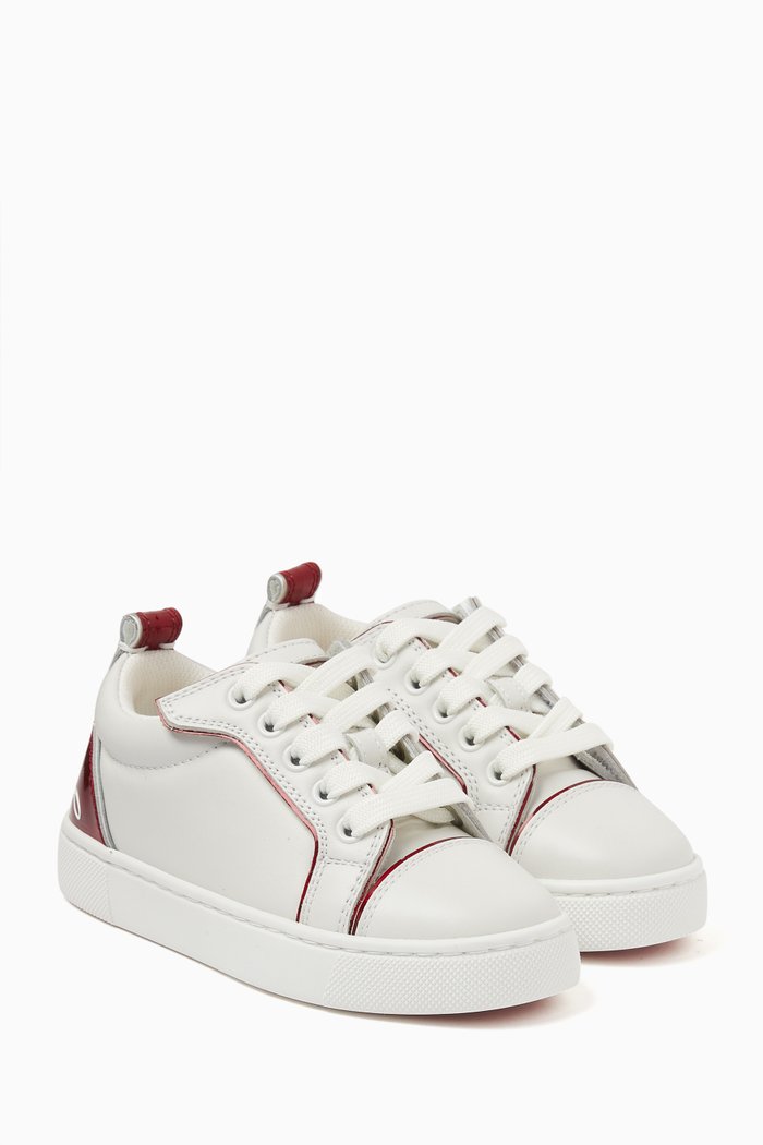

Funnyto Sneakers in Calf Leather, White