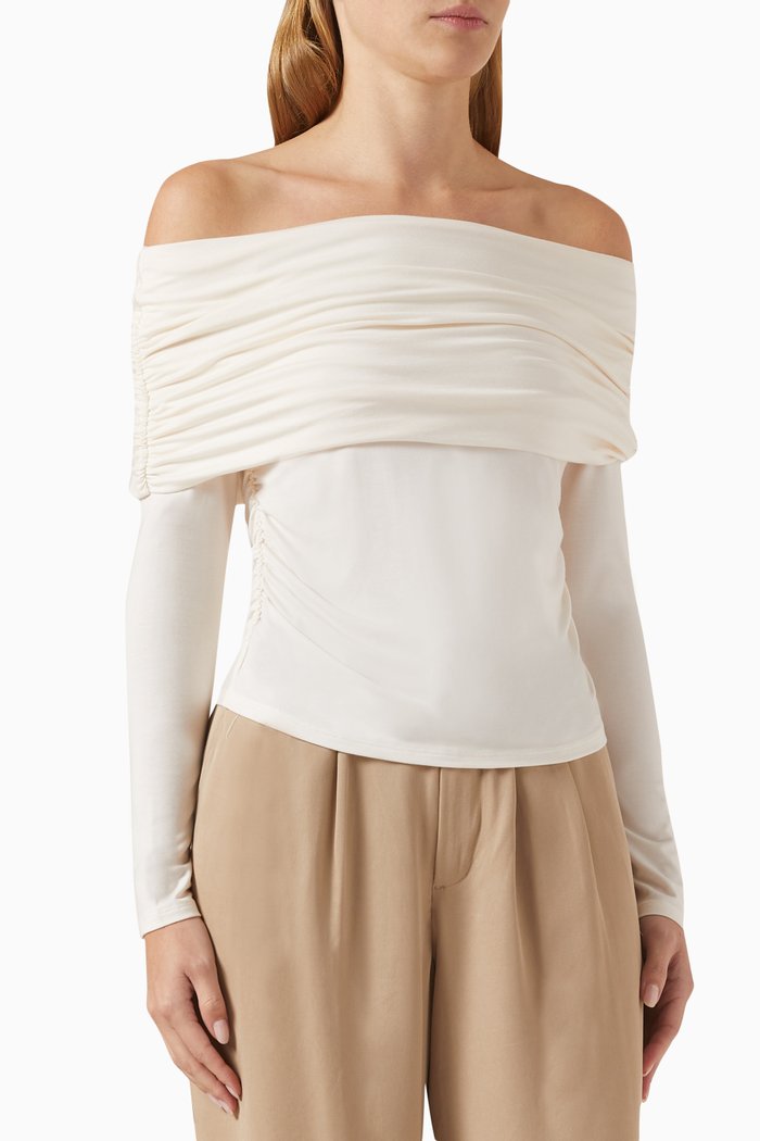 

Florentina Top in Knit, Neutral