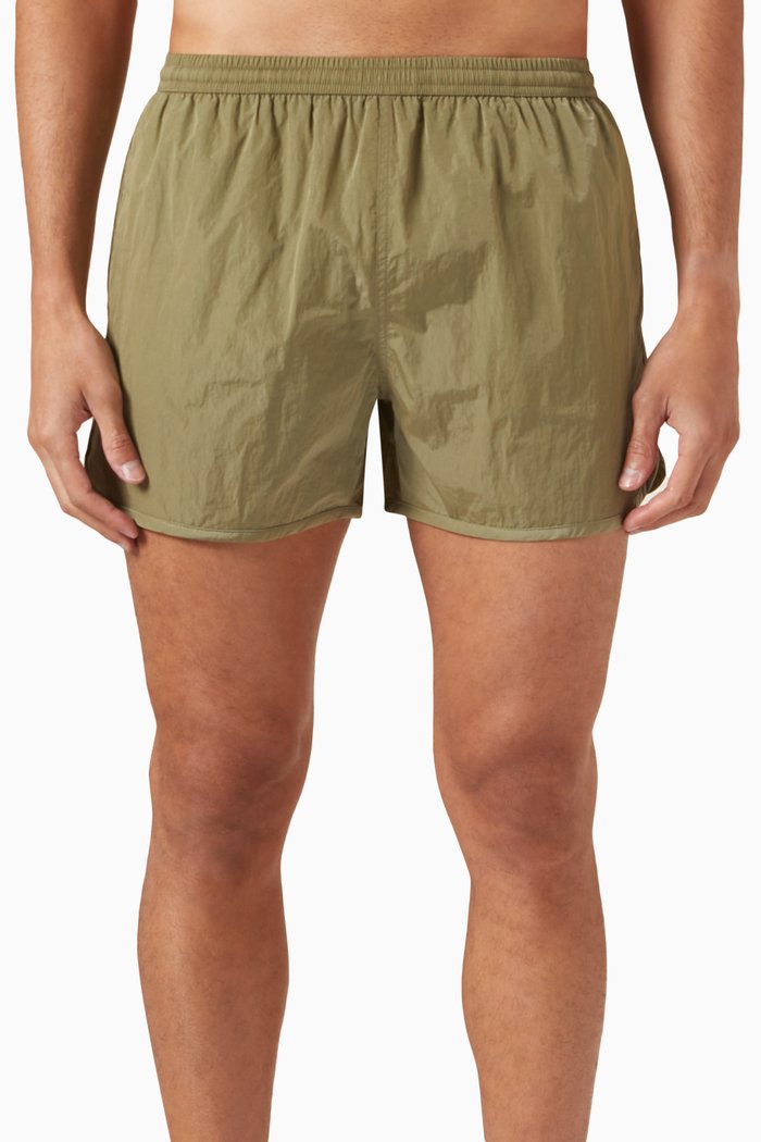 

Swim Shorts in Nylon Canvas, Green