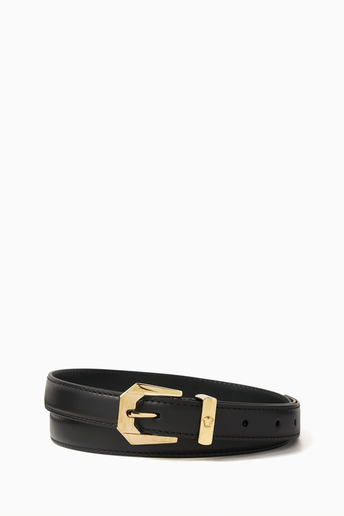 

Medusa Heritage Belt in Leather, Black