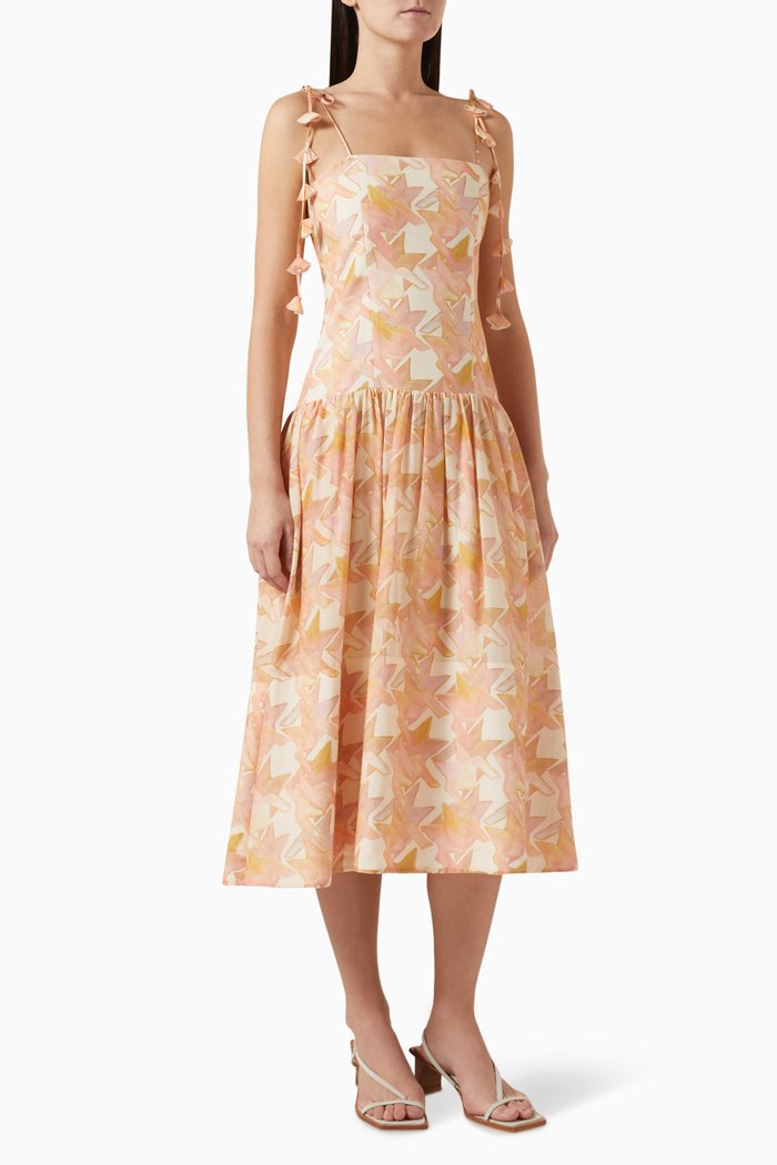 

Mercy Midi Dress, Orange