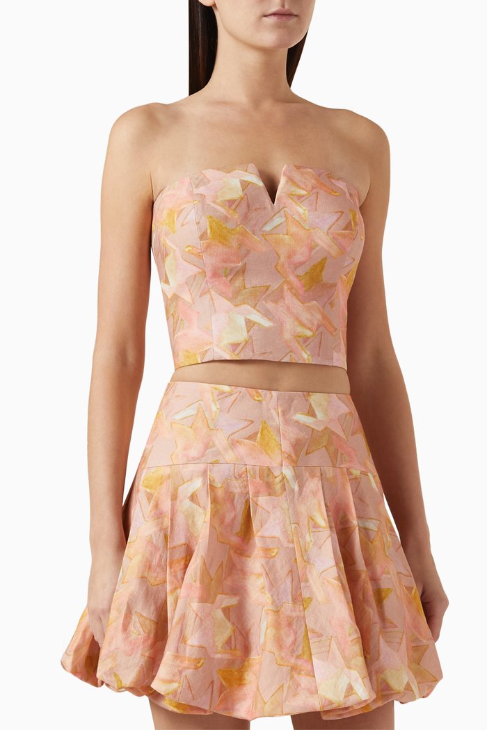 Margo Bustier Top, Pink