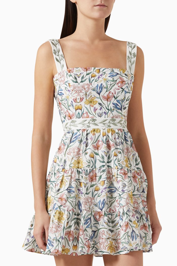 

Nadia Printed Mini Dress, Multicolour