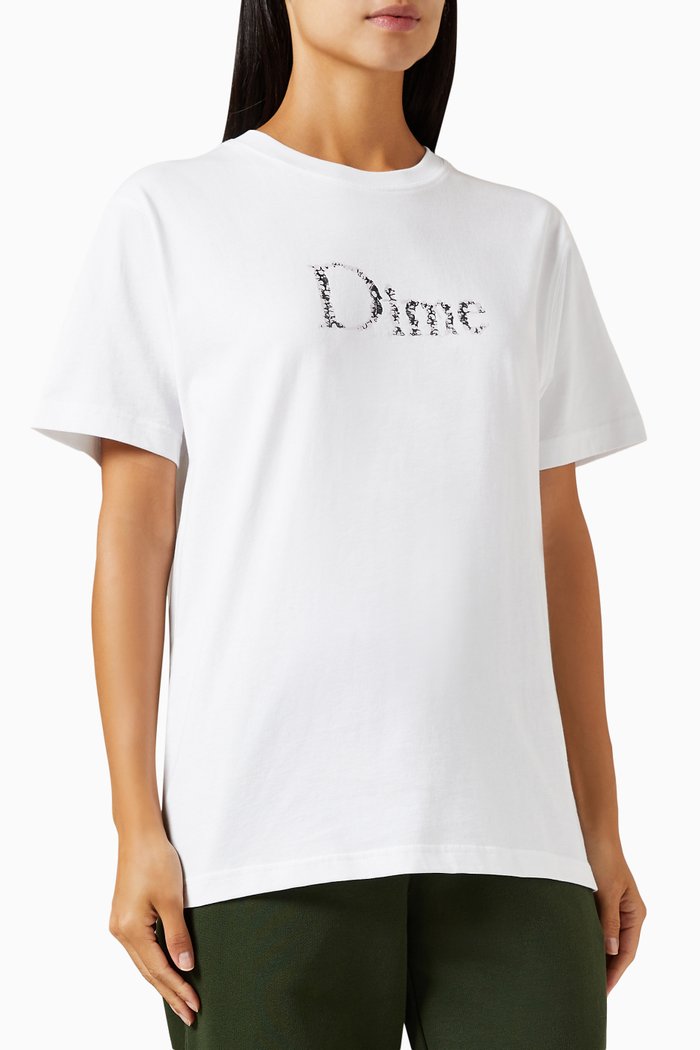 

Classic Skull T-shirt in Cotton, White