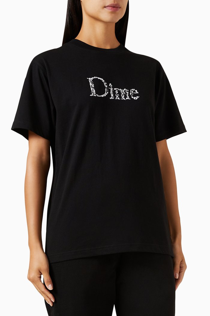 

Classic Skull T-shirt in Cotton, Black