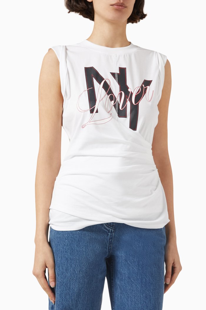

NY Lover Tank Top in Cotton-jersey, White