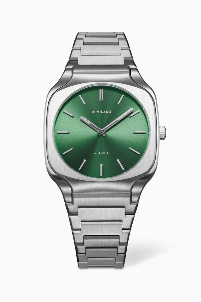 

Eden Square Bracelet Watch, 37mm, Green