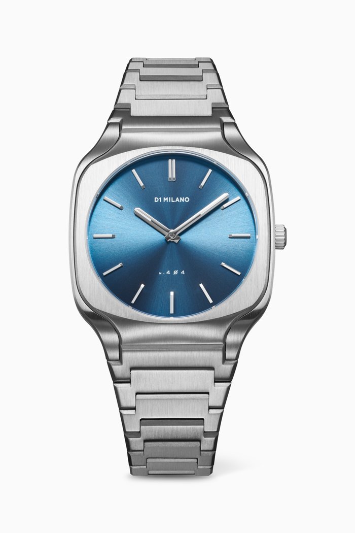 

Eden Square Bracelet Watch, 37mm, Blue