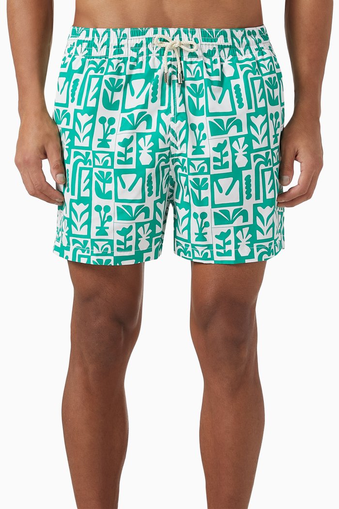 

Blooming Classic Swim Shorts, Green