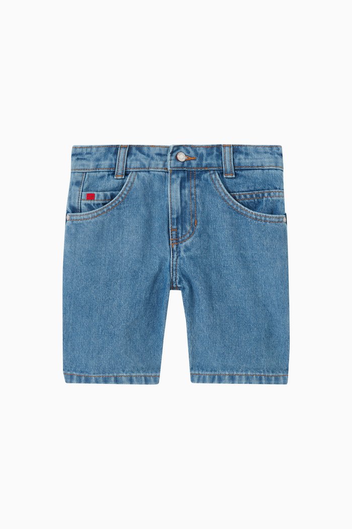 

Regular-fit Denim Shorts, Blue