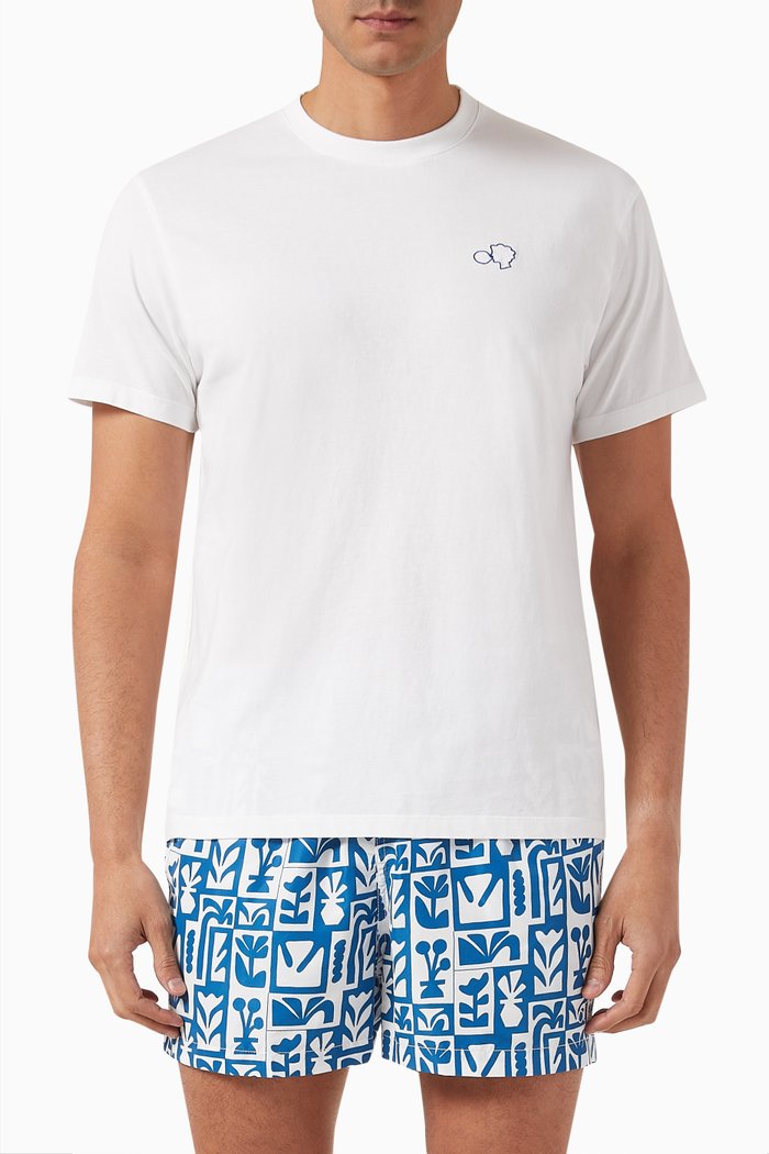 

It's Always Summer Somewhere T-shirt in Organic Cotton, White