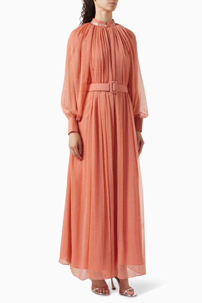 

Holly-A Dress & Cape Set, Pink