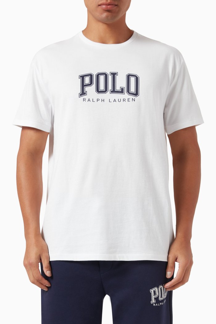 

Logo-print T-shirt in Cotton, White