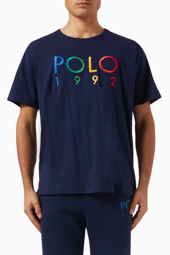 

Logo T-shirt in Cotton, Blue