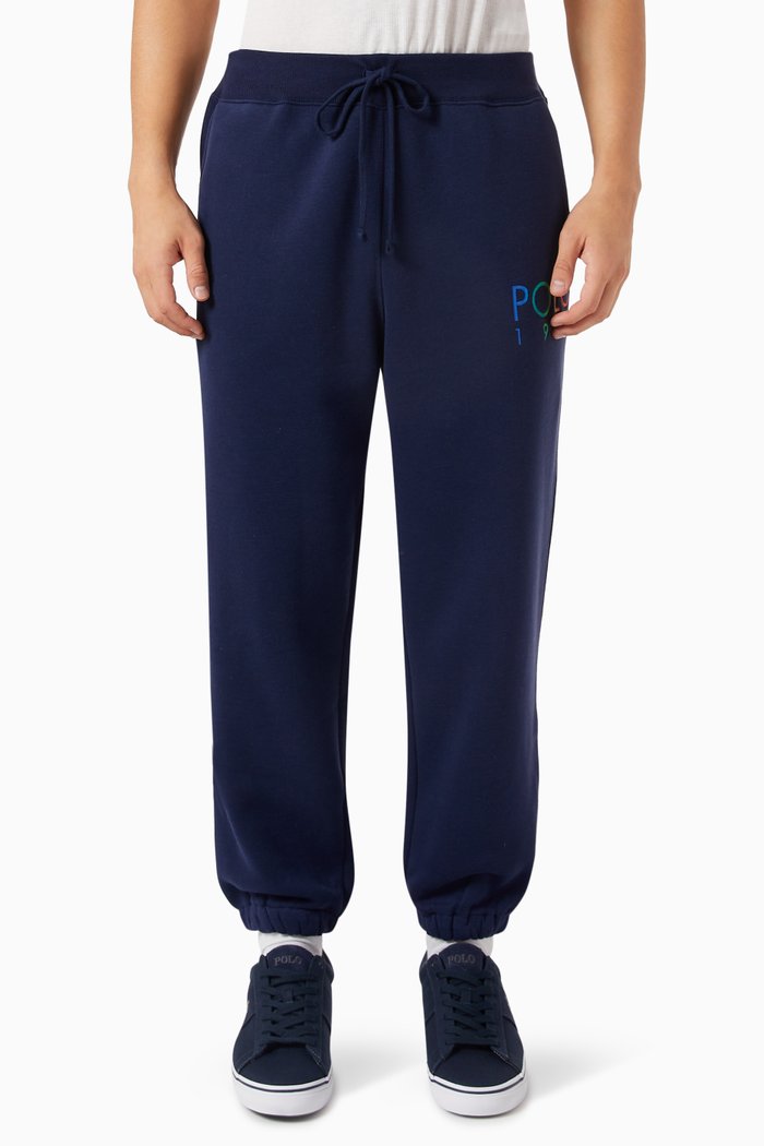 

Logo Joggers in Cotton-blend, Blue