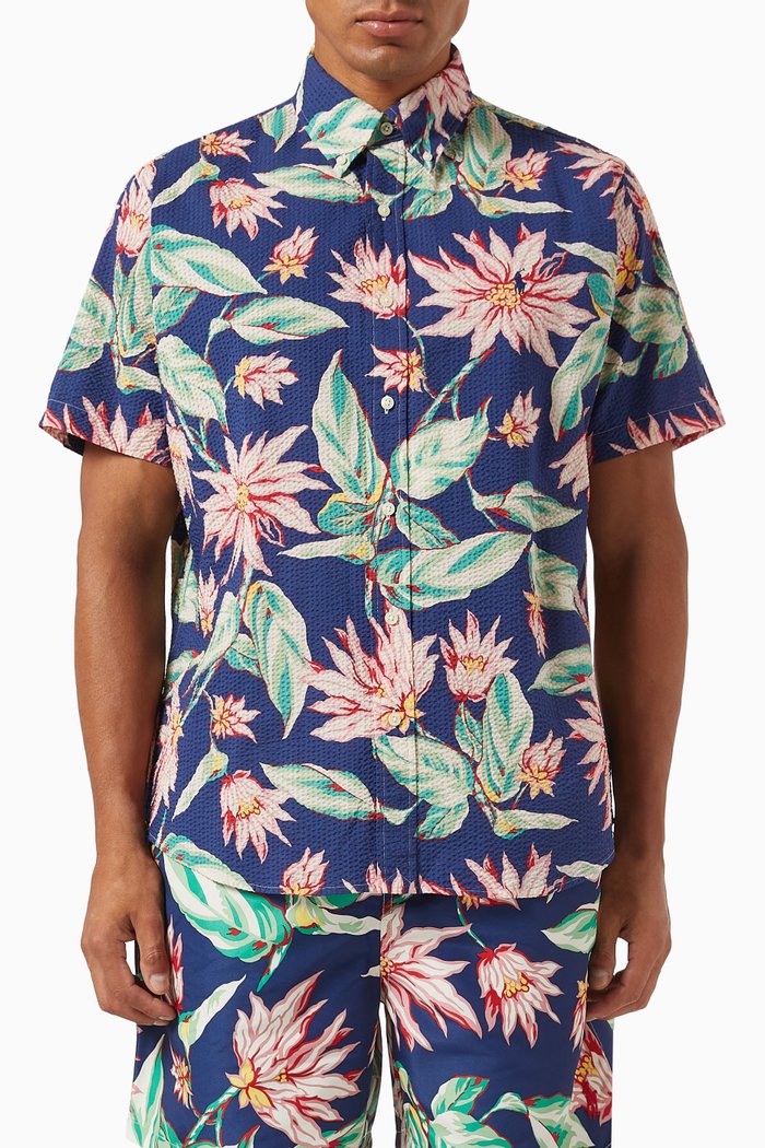 

Floral Shirt in Cotton, Multicolour