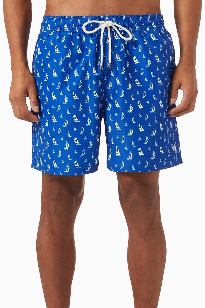 

Sailboat Swim Shorts, Blue