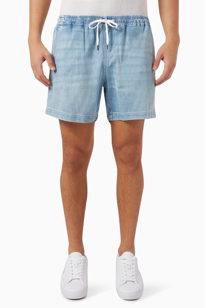 

Prepster Shorts in Cotton-denim, Blue