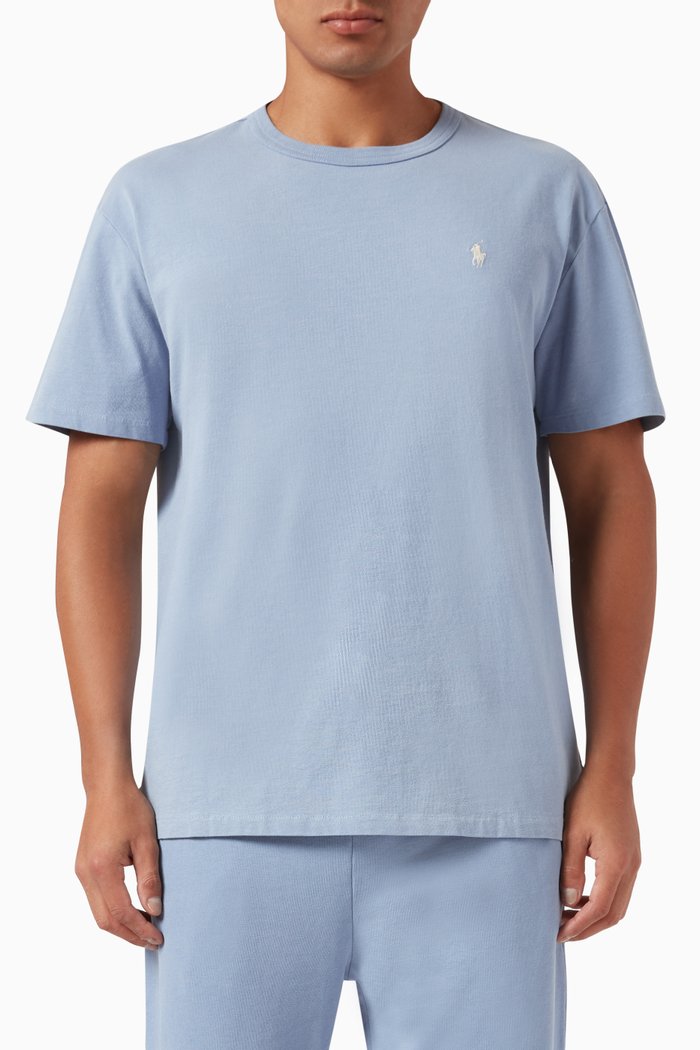

Logo T-shirt in Cotton, Blue