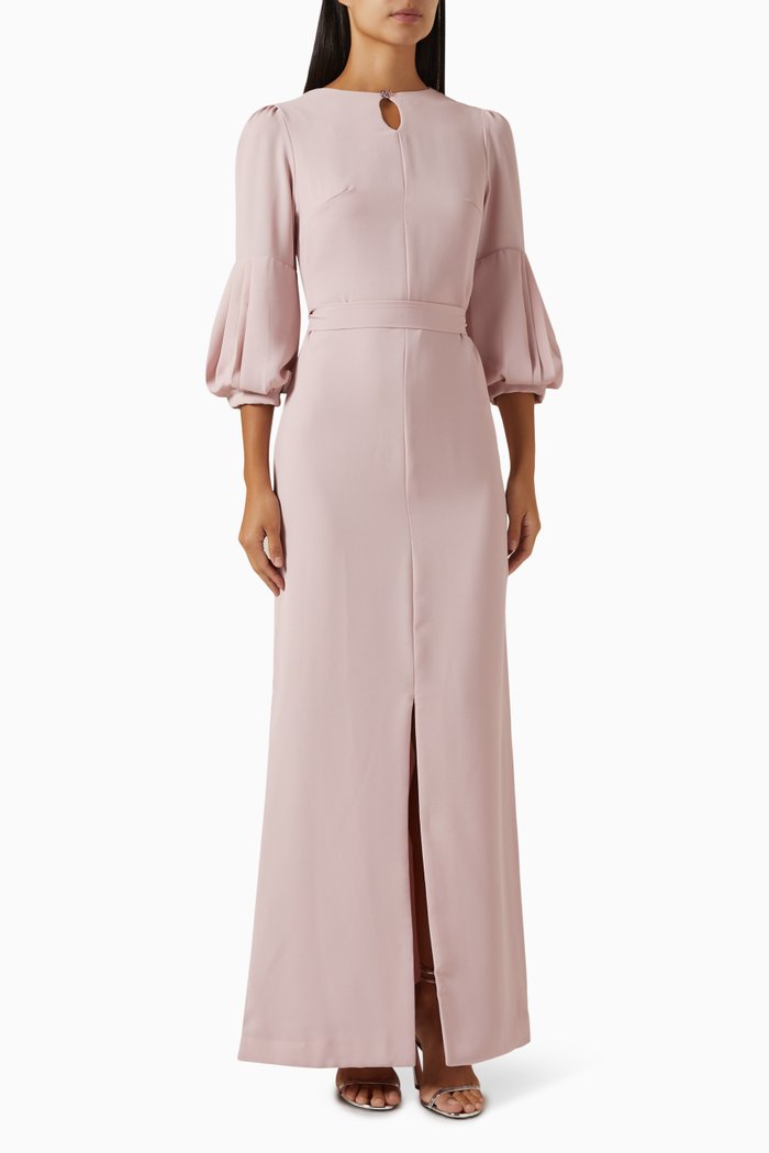 

Embellished Maxi Dress, Pink