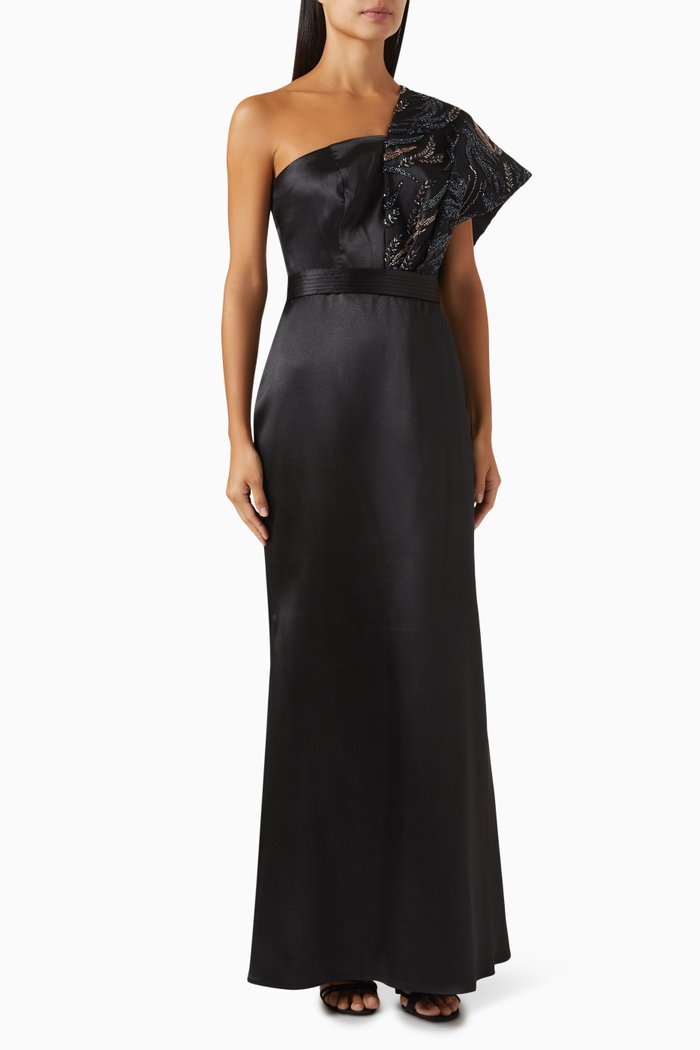 

Sequin-embellished Dress, Black