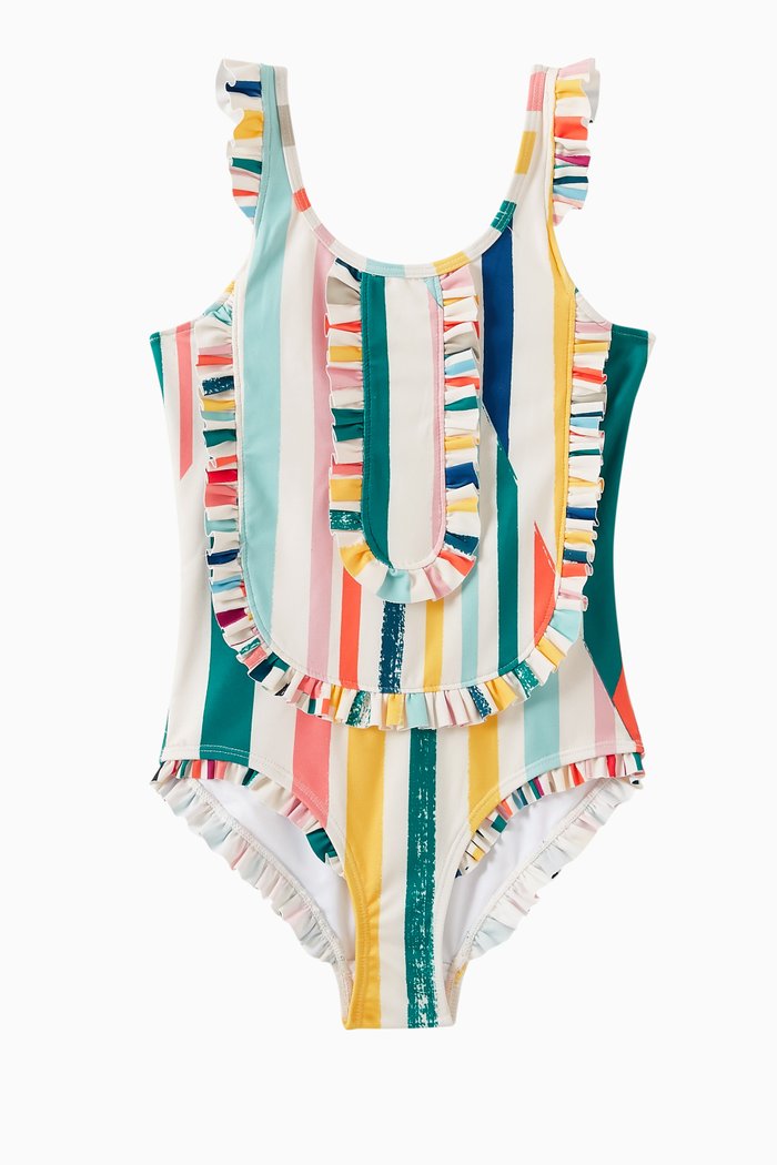 

Marine Diving Swimsuit in Recycled Polyester, Multicolour