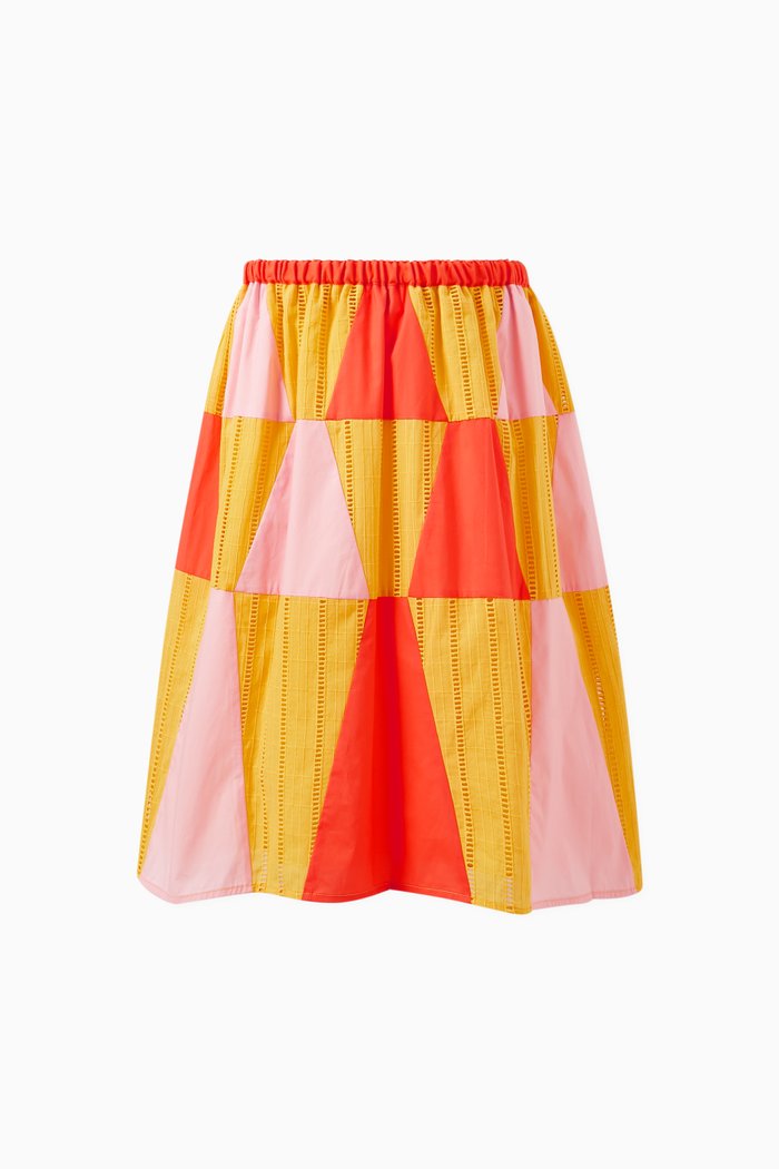 

Regatta Patchwork Skirt in Cotton, Multicolour