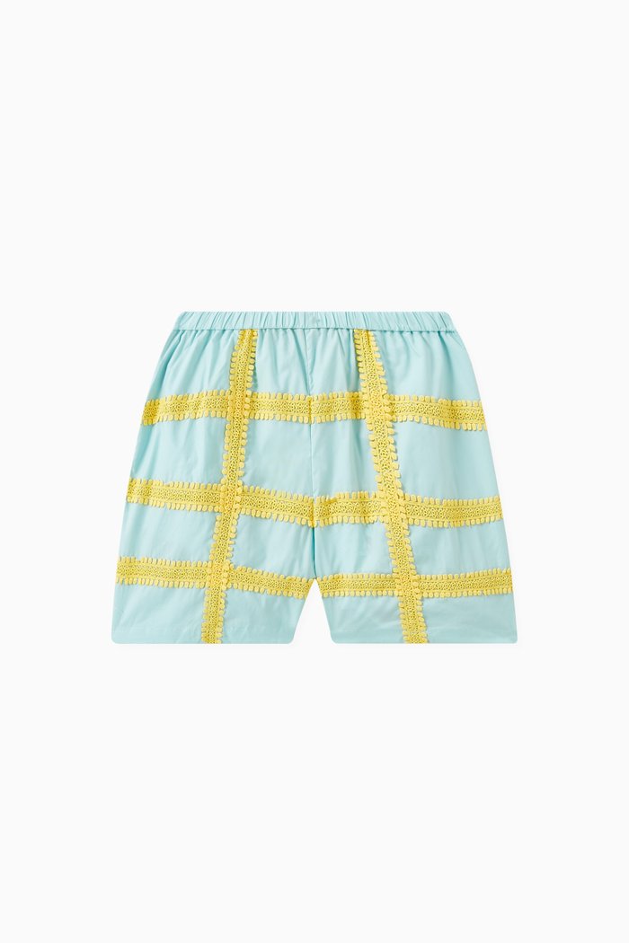 

Morgan Walking Shorts in Cotton, Blue