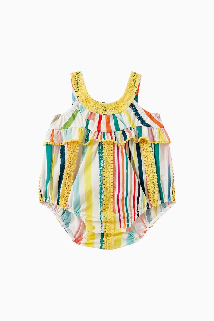 

Baby Morgan Sun Romper in Cotton, Multicolour