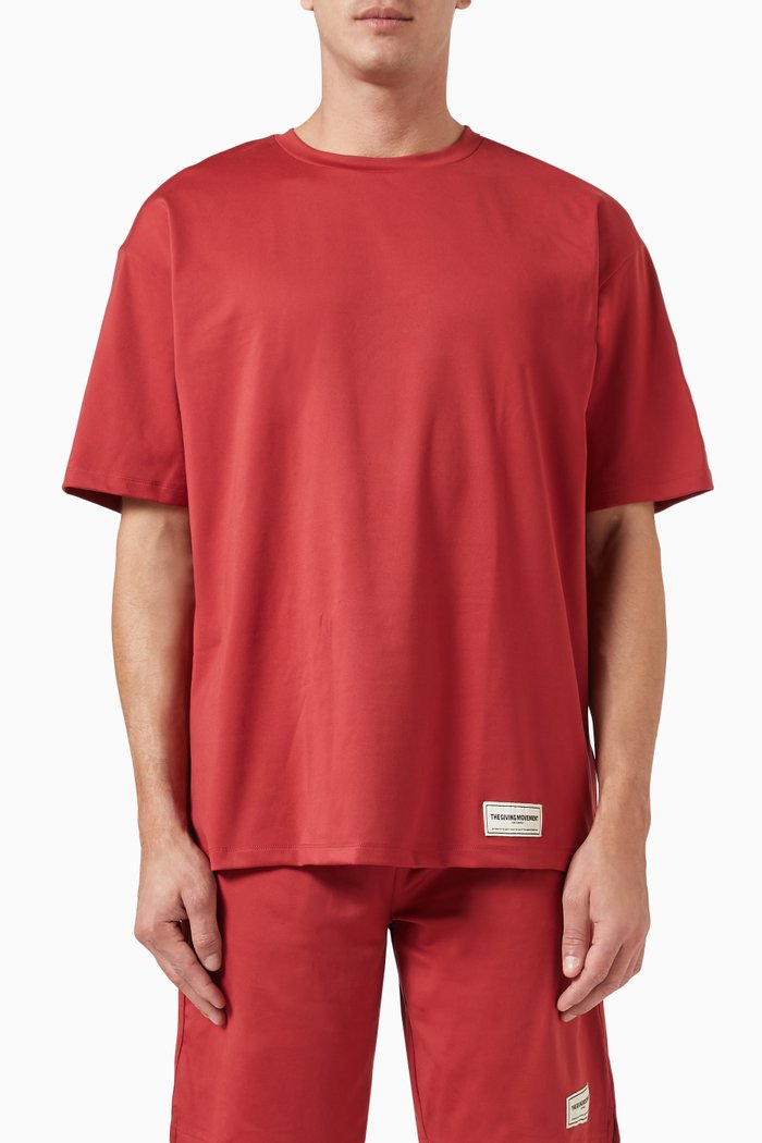 

Oversized T-Shirt in Softskin100©, Red