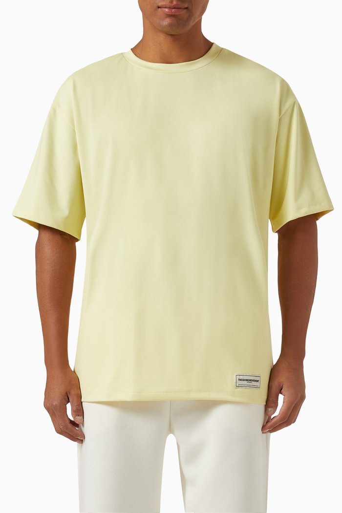 Oversized T-Shirt in Softskin100©, Yellow