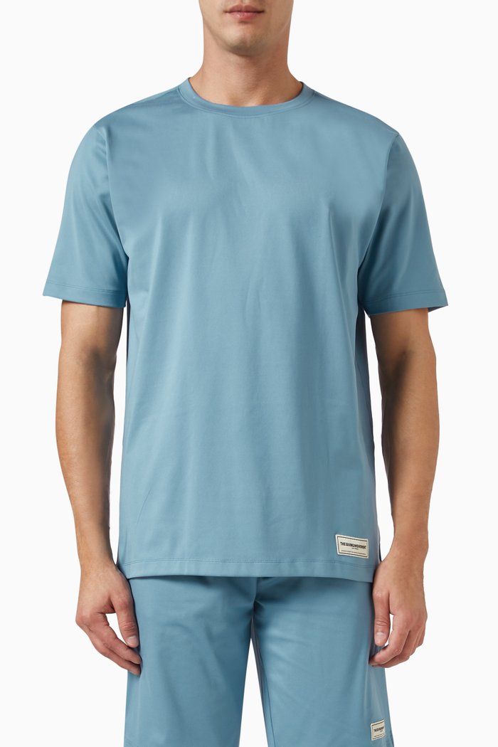 

Regular-fit T-shirt in Softskin100©, Blue