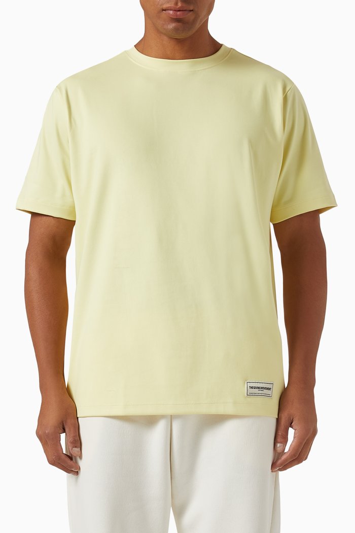 

Regular-fit T-shirt in Softskin100©, Yellow
