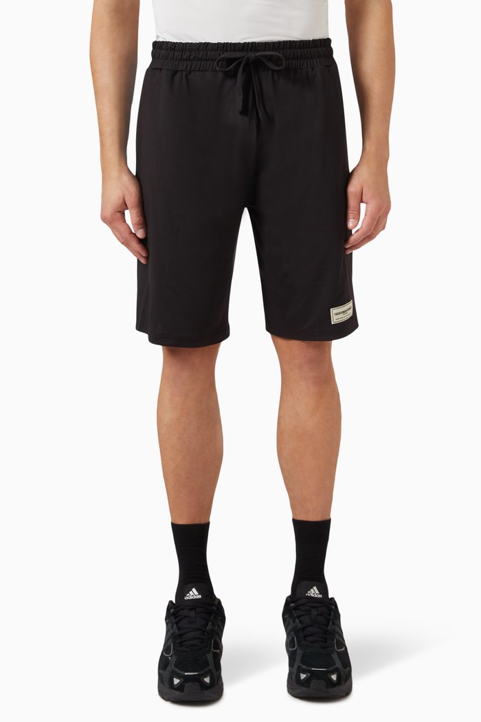 

Logo Shorts in Light Softskin100©, Black
