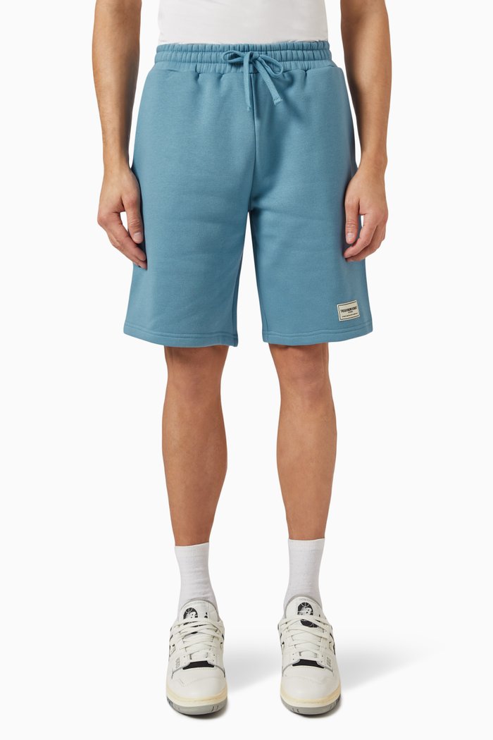 

Logo Shorts in Light Softskin100©, Blue