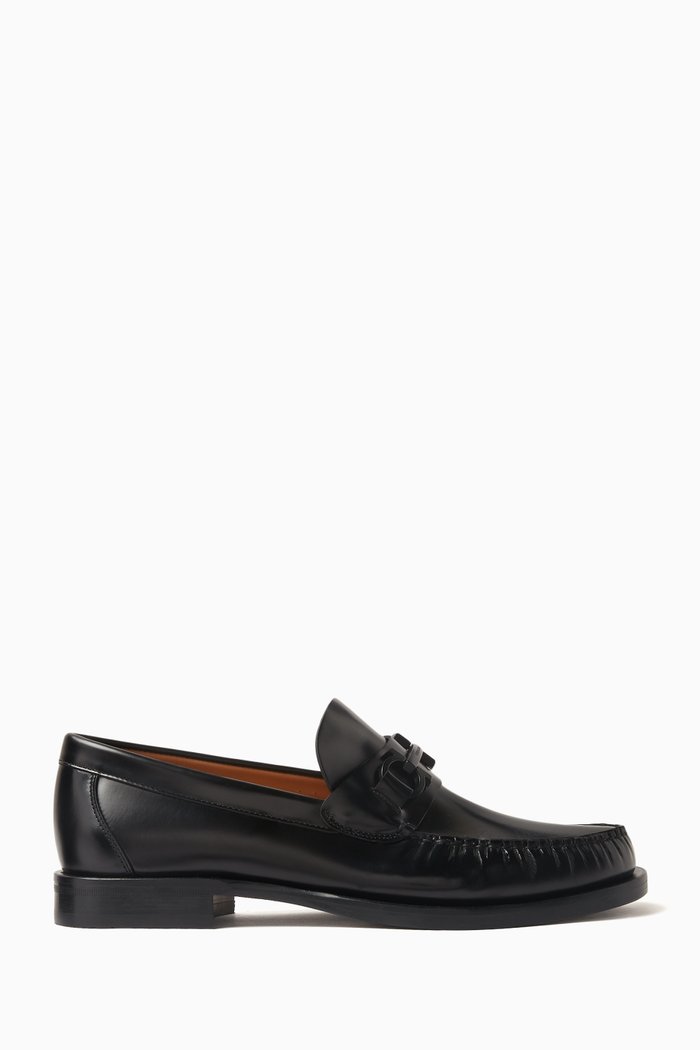 Fort Moccasins in Calf Leather, Black