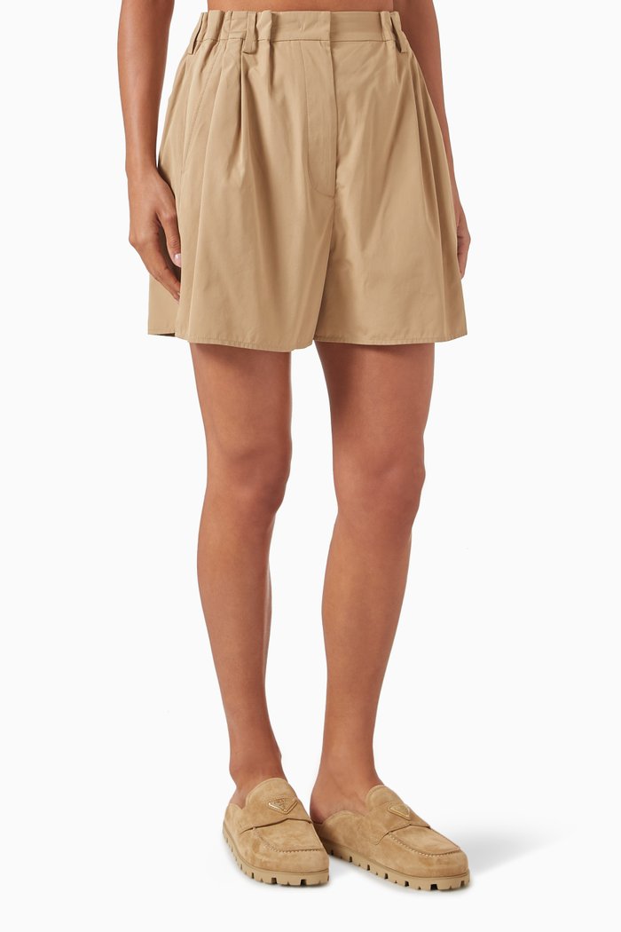 

Relaxed-fit Shorts in Cotton, Neutral