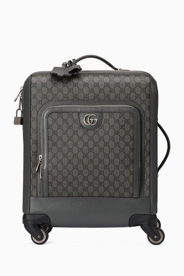 

Ophidia Small Cabin Bag in GG Supreme canvas, Grey