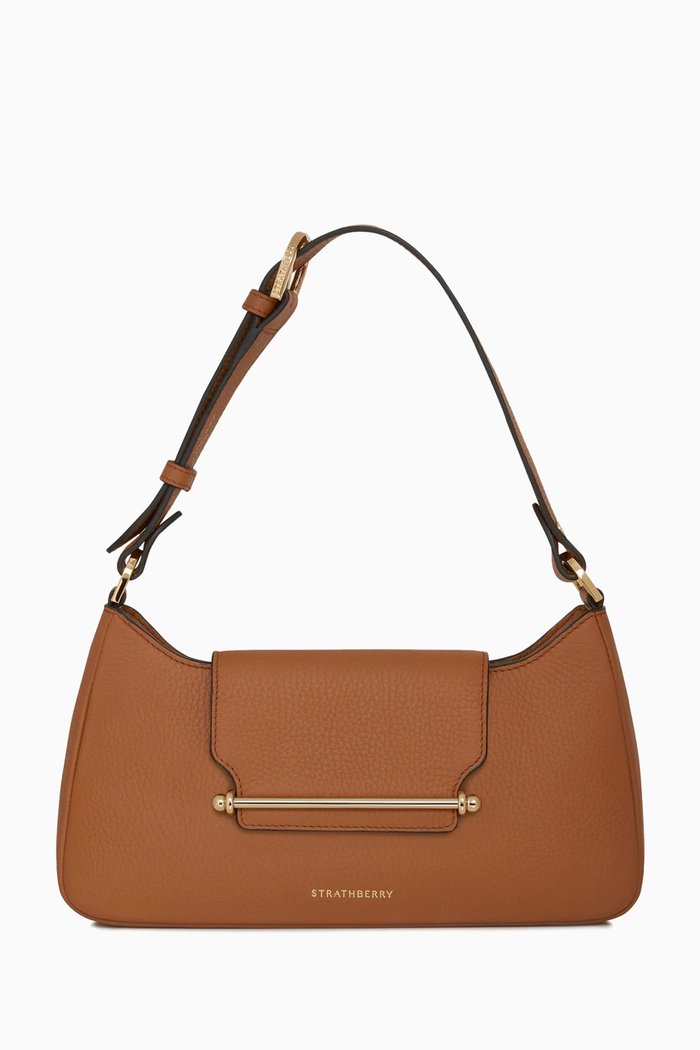 

Multrees Omni Shoulder Bag in Leather, Brown