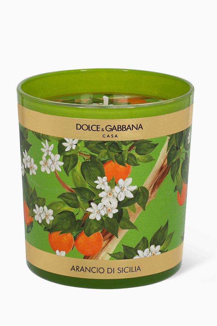 

Sicilian Orange Scented Candle, 250g, Red