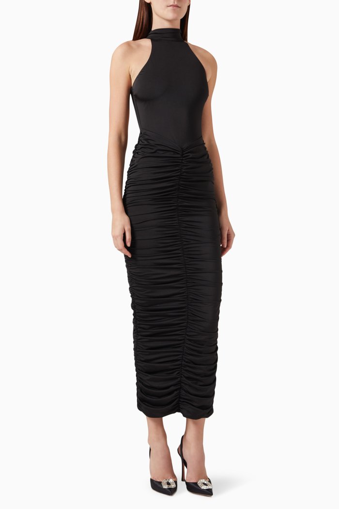 Oriane Maxi Dress, Black
