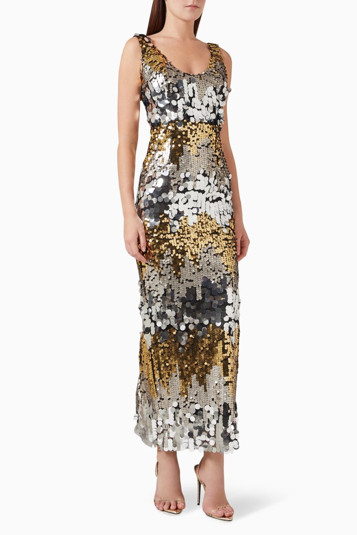 

Manu Sequin Midi Dress, Multicolour