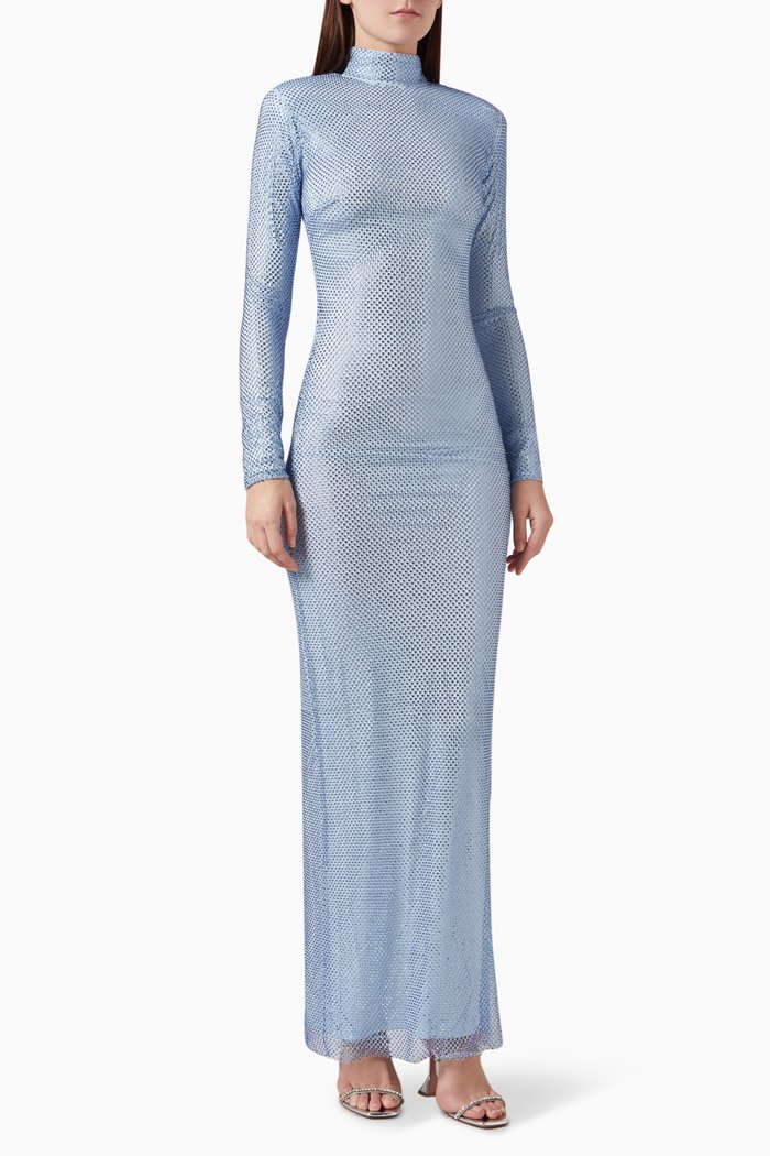 

Donyale Crystal Maxi Dress, Blue